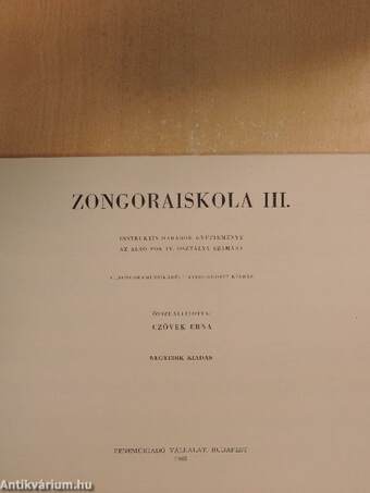 Zongoraiskola III.