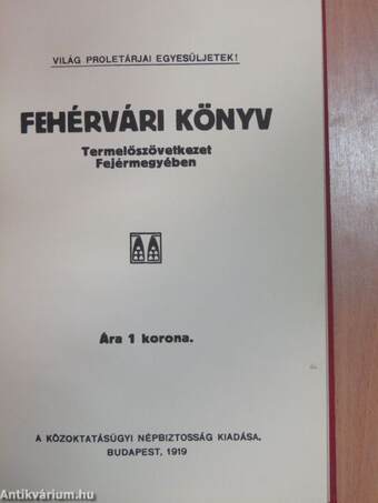 Fehérvári könyv