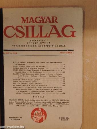 Magyar Csillag 1942. december 1.