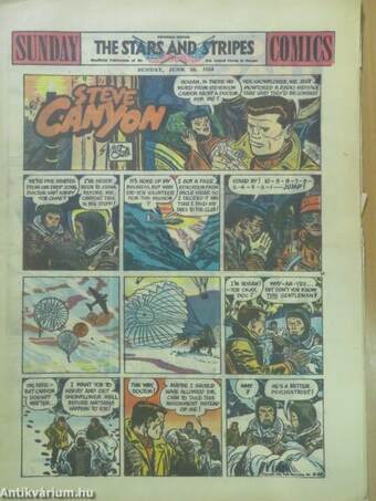 The Stars and Stripes Sunday Comics June 28, 1953 (rossz állapotú)