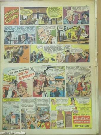 The Stars and Stripes Sunday Comics June 28, 1953 (rossz állapotú)