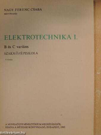 Elektrotechnika I.