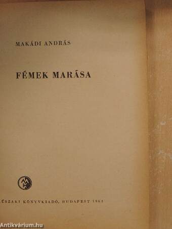 Fémek marása