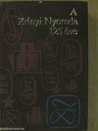 A Zrínyi Nyomda 125 éve I-II. (minikönyv) (számozott)