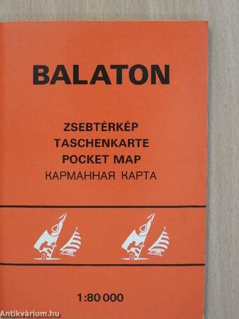 Balaton zsebtérkép