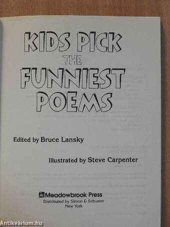 Kids Pick the Funniest Poems