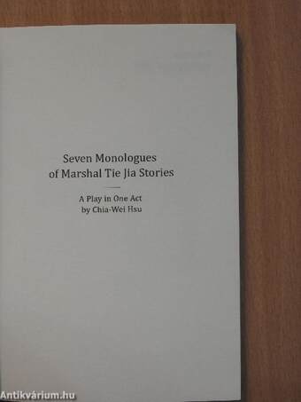 Seven Monologues of Marshal Tie Jia Stories