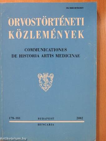 Orvostörténeti közlemények 178-181.