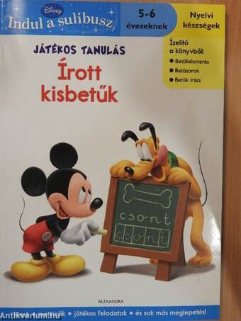 Játékos tanulás - Írott kisbetűk