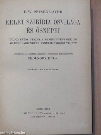 Kelet-Szibíria ősvilága és ősnépei