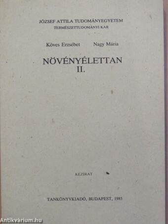 Növényélettan II.