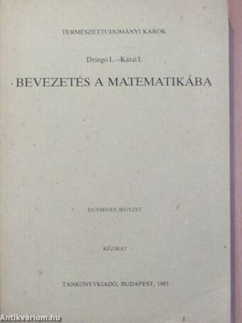 Bevezetés a matematikába