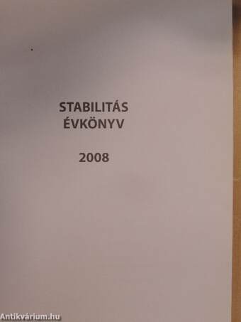 Stabilitás Évkönyv 2008