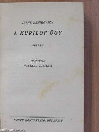 A Kurilof ügy