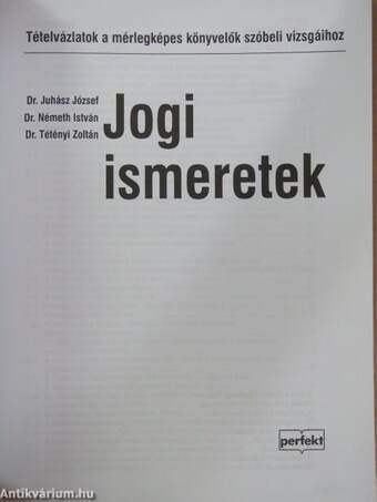 Jogi ismeretek