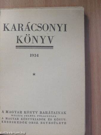 Karácsonyi könyv 1934.