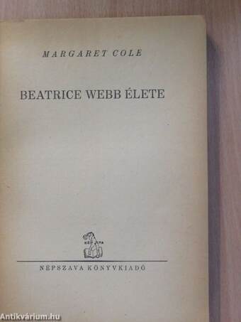 Beatrice Webb élete