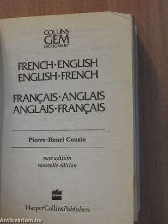 French dictionary