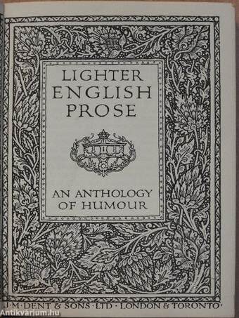 Lighter English Prose