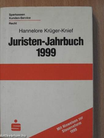 Juristen-Jahrbuch 1999