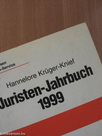 Juristen-Jahrbuch 1999