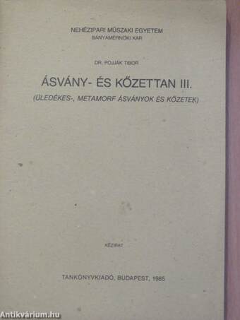 Ásvány- és kőzettan III.