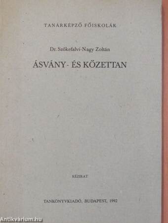 Ásvány- és kőzettan