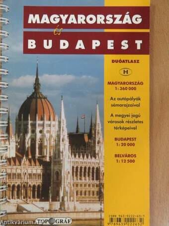 Magyarország és Budapest duóatlasz