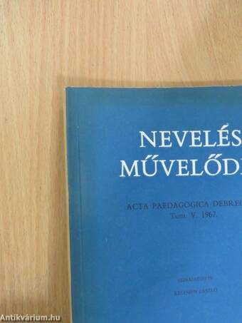 Nevelés, művelődés