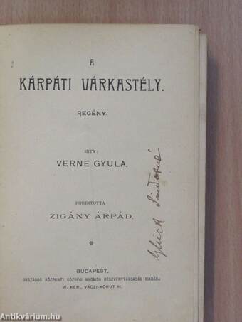 A kárpáti várkastély/A Föld első körülhajózása (rossz állapotú)