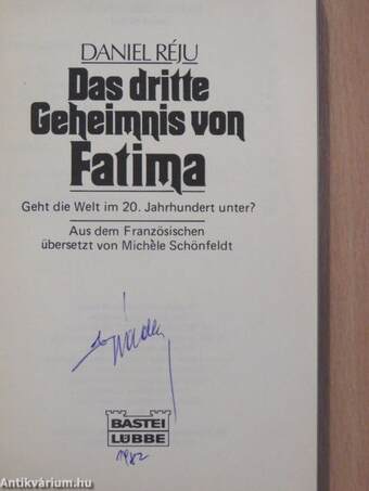 Das dritte Geheimnis von Fatima