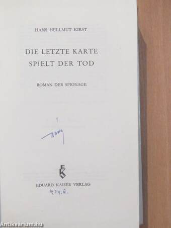 Die letzte Karte spielt der Tod