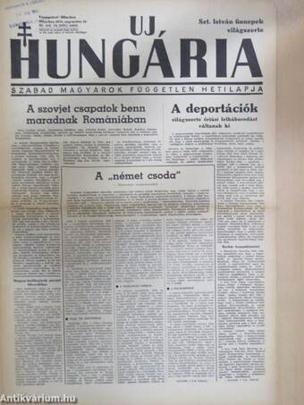 Uj Hungária 1955. augusztus 26.