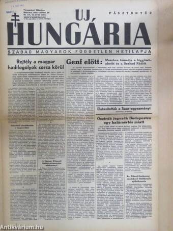 Uj Hungária 1955. október 28.
