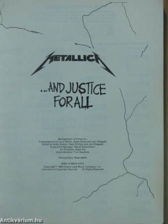 Metallica - ...And Justice For All