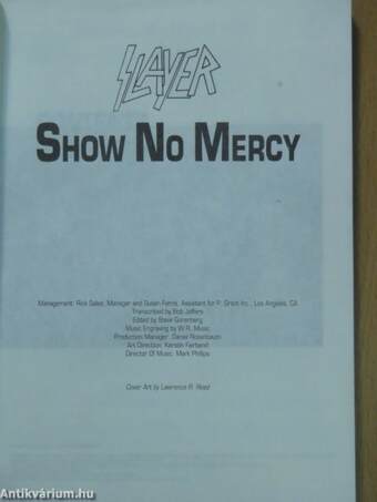 Slayer - Show No Mercy