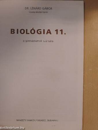 Biológia 11.