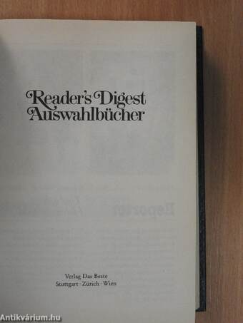 Reporter/Und gäbe es Hoffnung nicht/Unbestechlich/Suchhund Sam