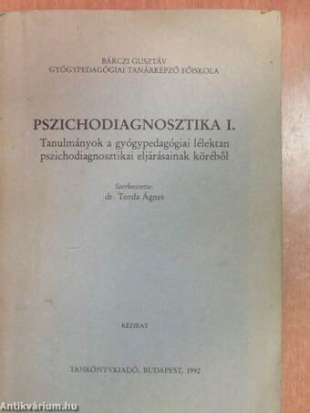 Pszichodiagnosztika I.