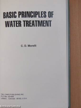 Basic Principles of Water Treatment