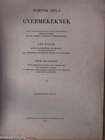 Gyermekeknek I.