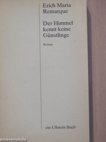 Der Himmel kennt keine Günstlinge