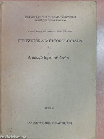 Bevezetés a meteorológiába II.