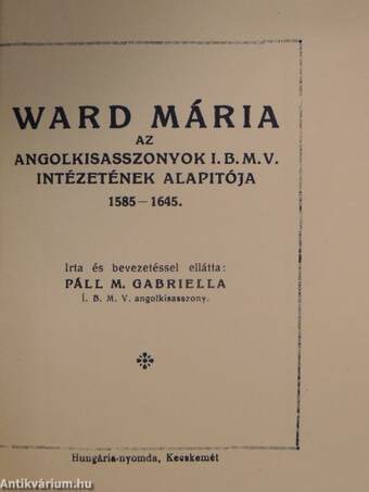 Ward Mária