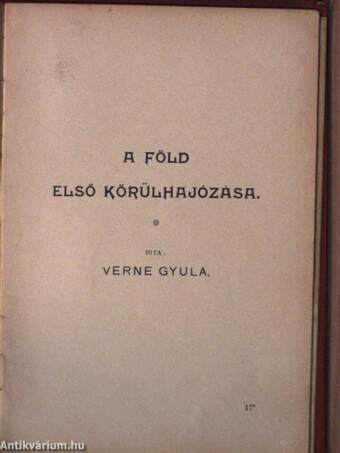 A kárpáti várkastély/A Föld első körülhajózása (rossz állapotú)