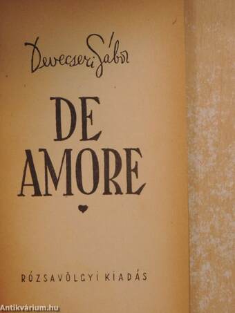 De Amore