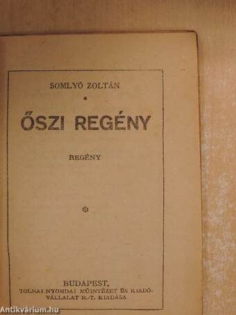 Őszi regény