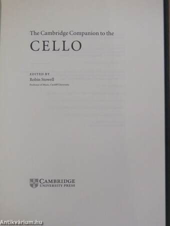 The Cambridge Companion to the Cello