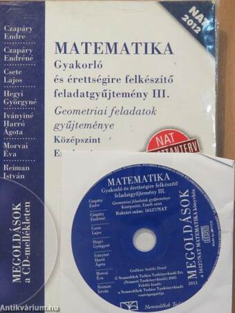 Matematika - Gyakorló és érettségire felkészítő feladatgyűjtemény III. - CD-vel