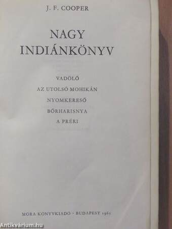 Nagy indiánkönyv